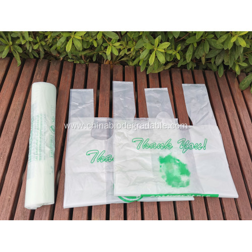 EN13432 Compostable Supermarket Plastic Bag